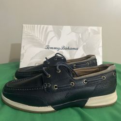 Tommy Bahama Navy Blue  Leather Shoes Size-8.5D Men’s  New 