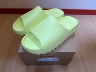 Adidas Yeezy Slide Green Glow