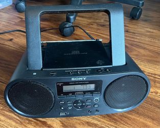 Sony CD Boombox with Bluetooth & USB (Model: ZS-RS60BT)