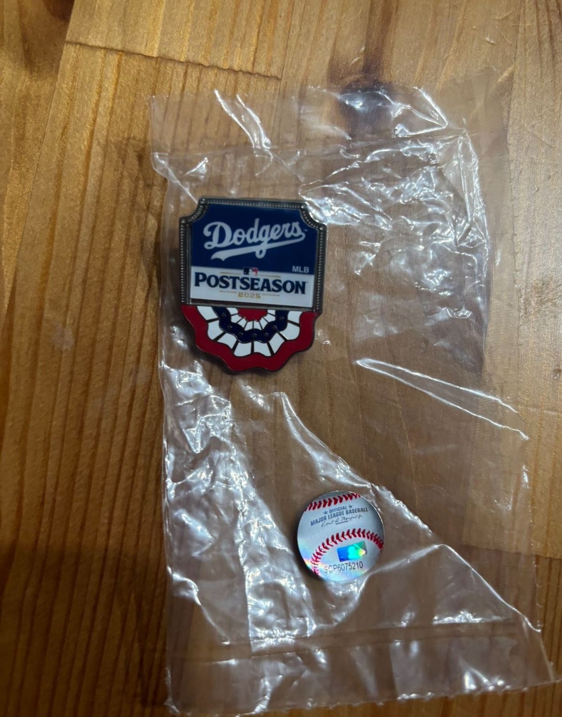 2025 DODGERS Postseason Pin Dodger Stadium 9/30/25