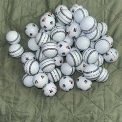 50 Taylormade Pix Golf Balls 