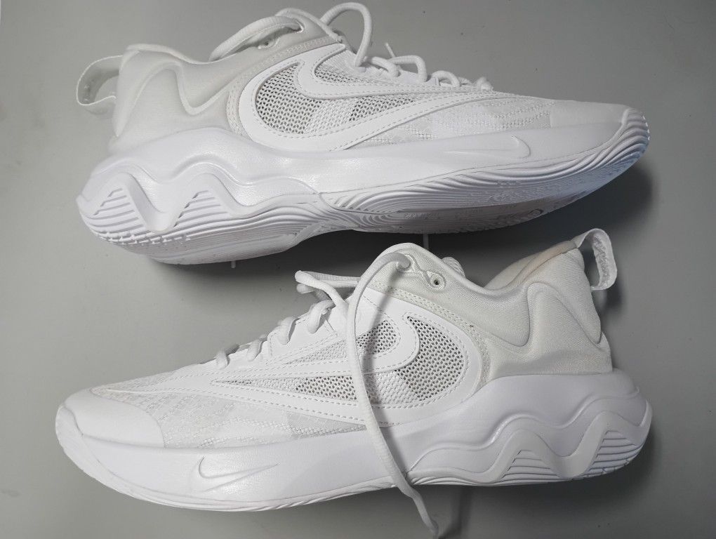 Nike Giannis Immortality 3 Triple White DZ7533-102 - Men's Size 10