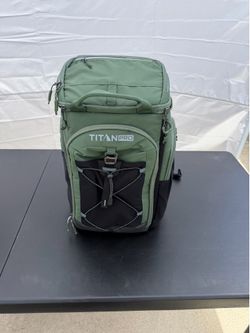 Titan Pro Arctic Zone 26-Can Insulated Backpack Cooler – Leak Proof – Green