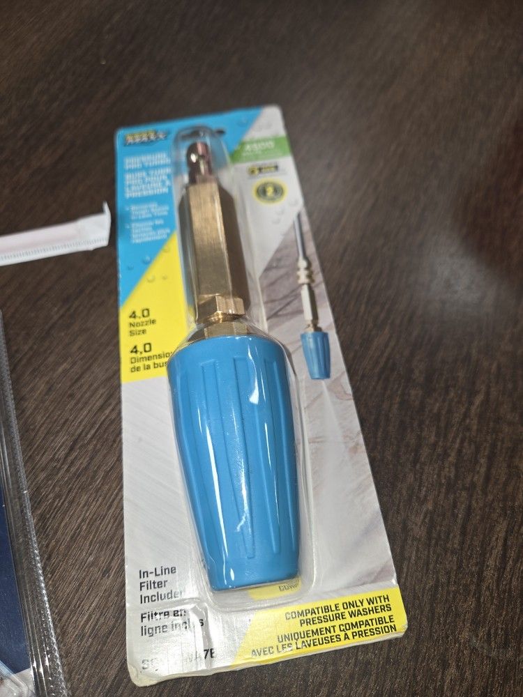 Nozzle 4 Spouts In 1 And Pressure Washer Nozzle $15 Apiece