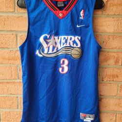00's Royal Blue Allen Iverson Sixers Jersey