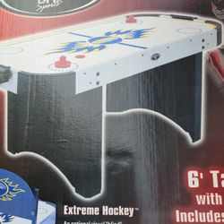 Brand New 6 Foot Air Hockey With Shield.