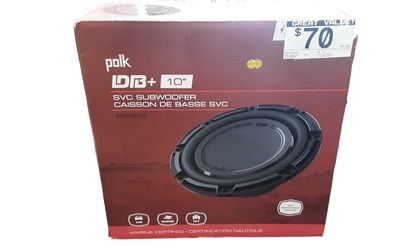 Polk Audio Db 10 Black Car Sub-Woofer