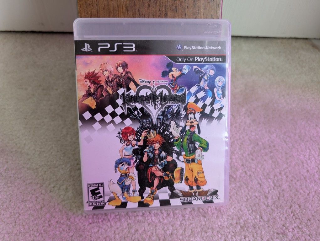 KINGDOM HEARTS HD 1.5 REMIX PS3 PlayStation 3 US EDITION BLACK LABEL Game w/case