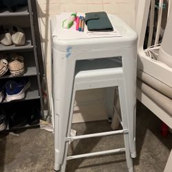 IKEA Chairs And Metal Bar Chairs 