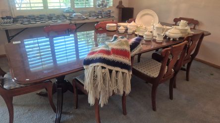 Dining table with chairs