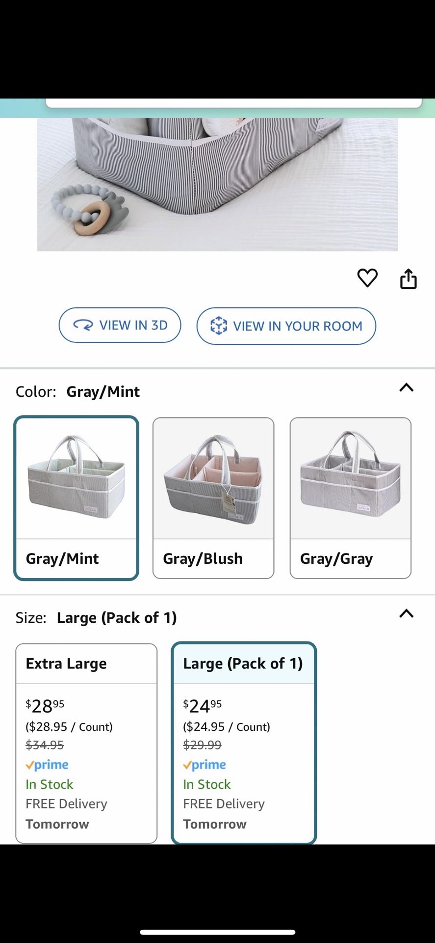 Lily Miles Diaper Caddy