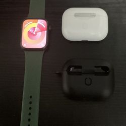Apple Watch Series 7 And Air Pods Pro