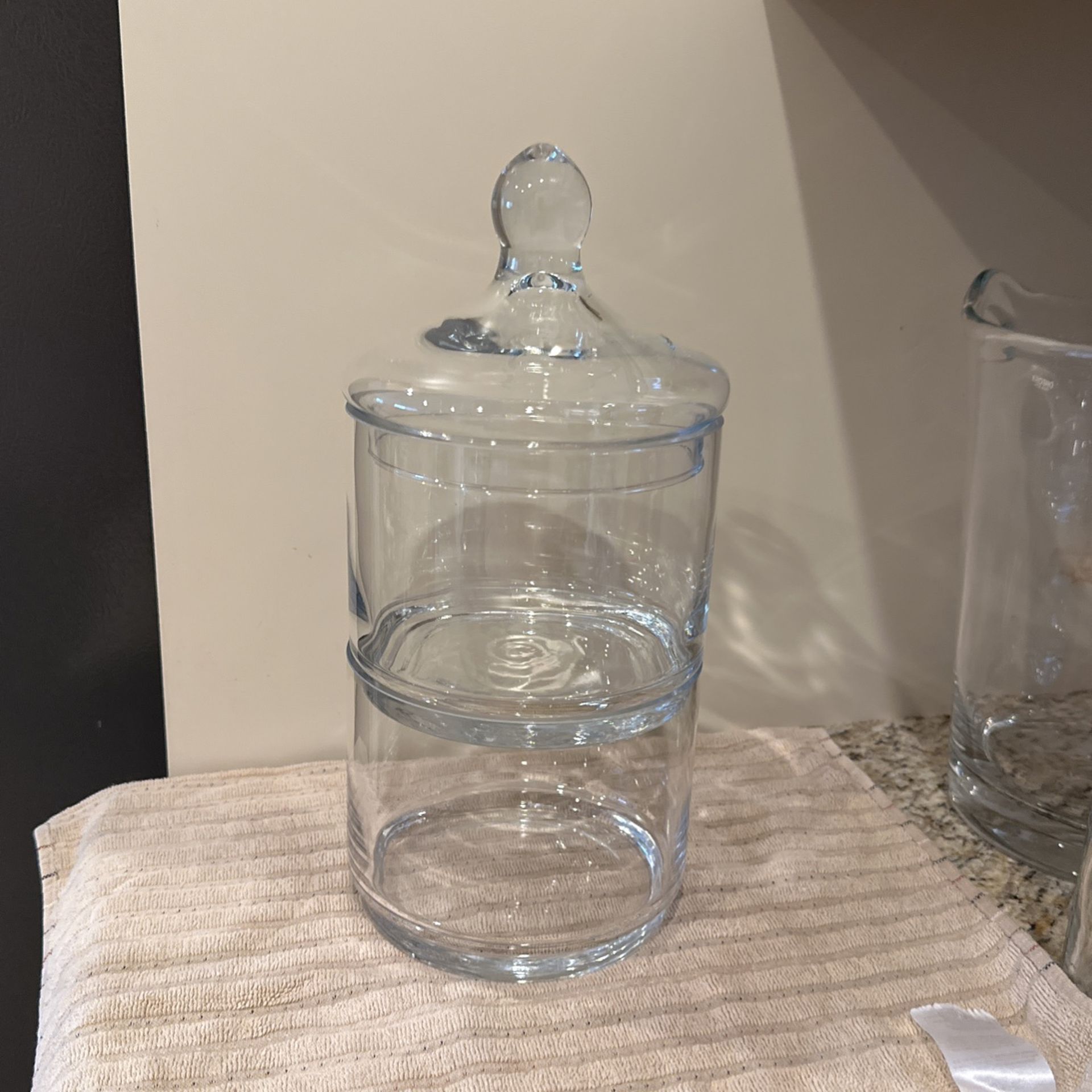 Stackable Glass Jar