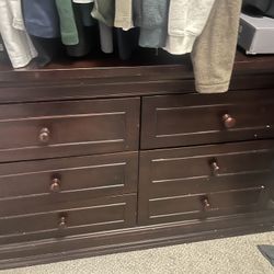 FREE 6 Drawer Wooden Dresser Surface Damages 