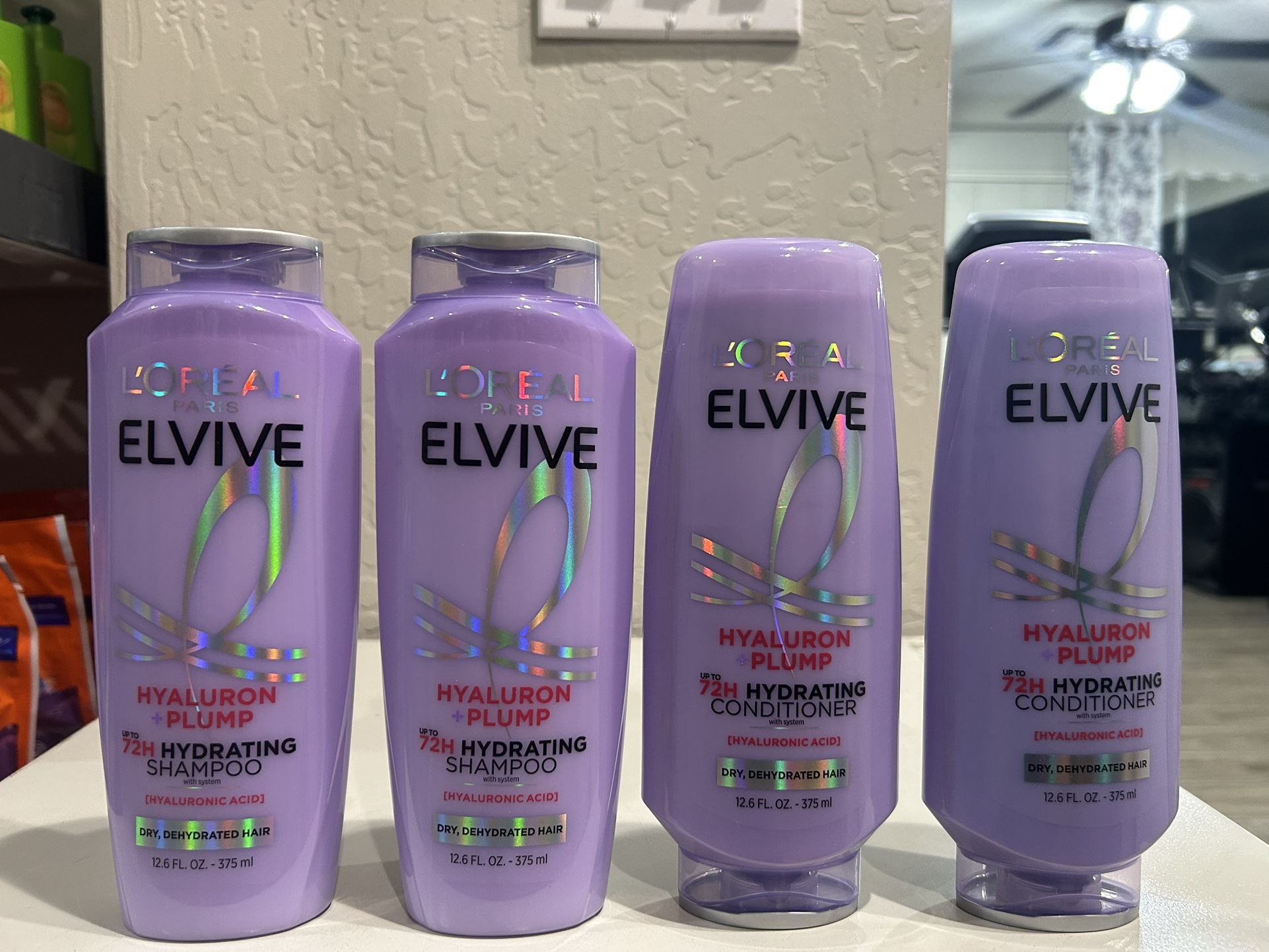 LOREAL EL VIVE HYALURON PLUMP SHAMPOO & CONDITIONER