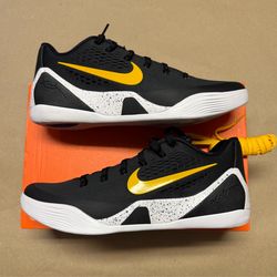 Nike Zoom Kobe 9 EM Protro TB Lakers Away Men’s size 10.5 Basketball Shoes NEW!