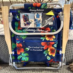 Tommy Bahama Floral Folding Beach Chair 