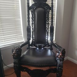 Lion King Thone Chair, Gothic , Throne Kingdom. 