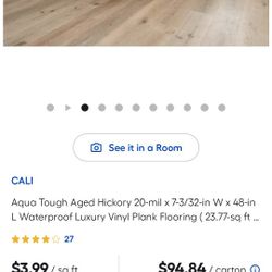 924 SQ FT Cali Aged Hickory LVP (20 MIL) – NEW – $3,000