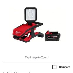 Milwaukee Clamp Light With Battery