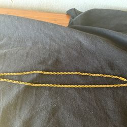20inch Stainless Steel Gold Plated Rope Chain