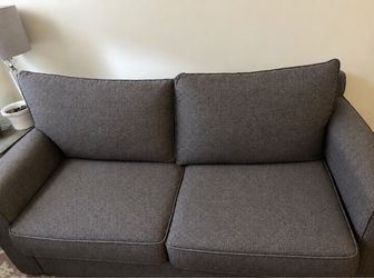 Grey Sofa with Pull out Bed