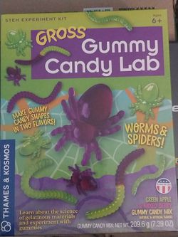Gross gummy candy lab $15