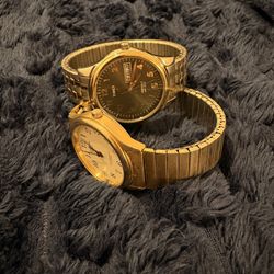 Two Watches One Is Timex