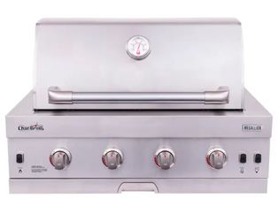 Charbroil Medallion Stainless Steel 34.6-in W 4 Burner Natural Gas/Liquid Propane Built In Grill New