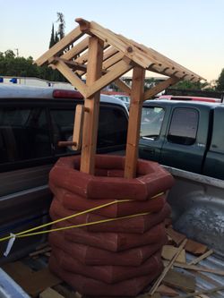 Beautiful custom made patio well planter