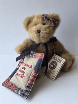 Boyds Bear Thinkin' Of Ya Series Jakie 8"