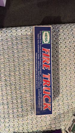 Hess Fire Truck Toy in Box