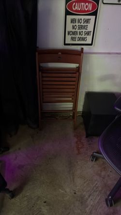 Wooden chair