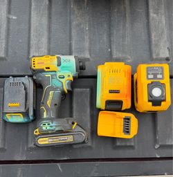DeWalt DCF845 XR Brushless Impact Driver with Batteries and Battery Chargers