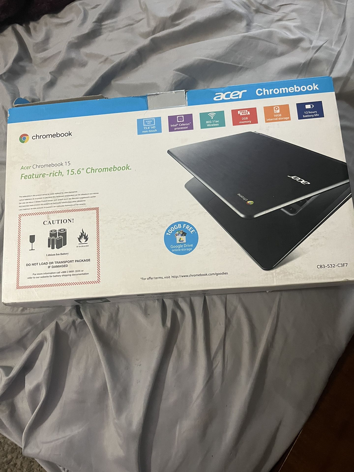 Brand Nee Out The Box Acer Chromebook 15