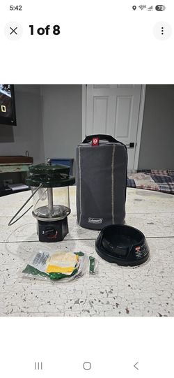 Coleman lantern camping