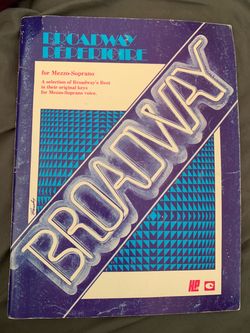 Broadway Repertoire for Mezzo-Soprano Sheet Music Book