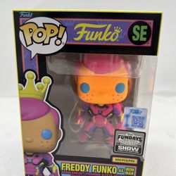 Freddy Funko As iron man Blacklight Fundays Marvel Civil War Tony Stark