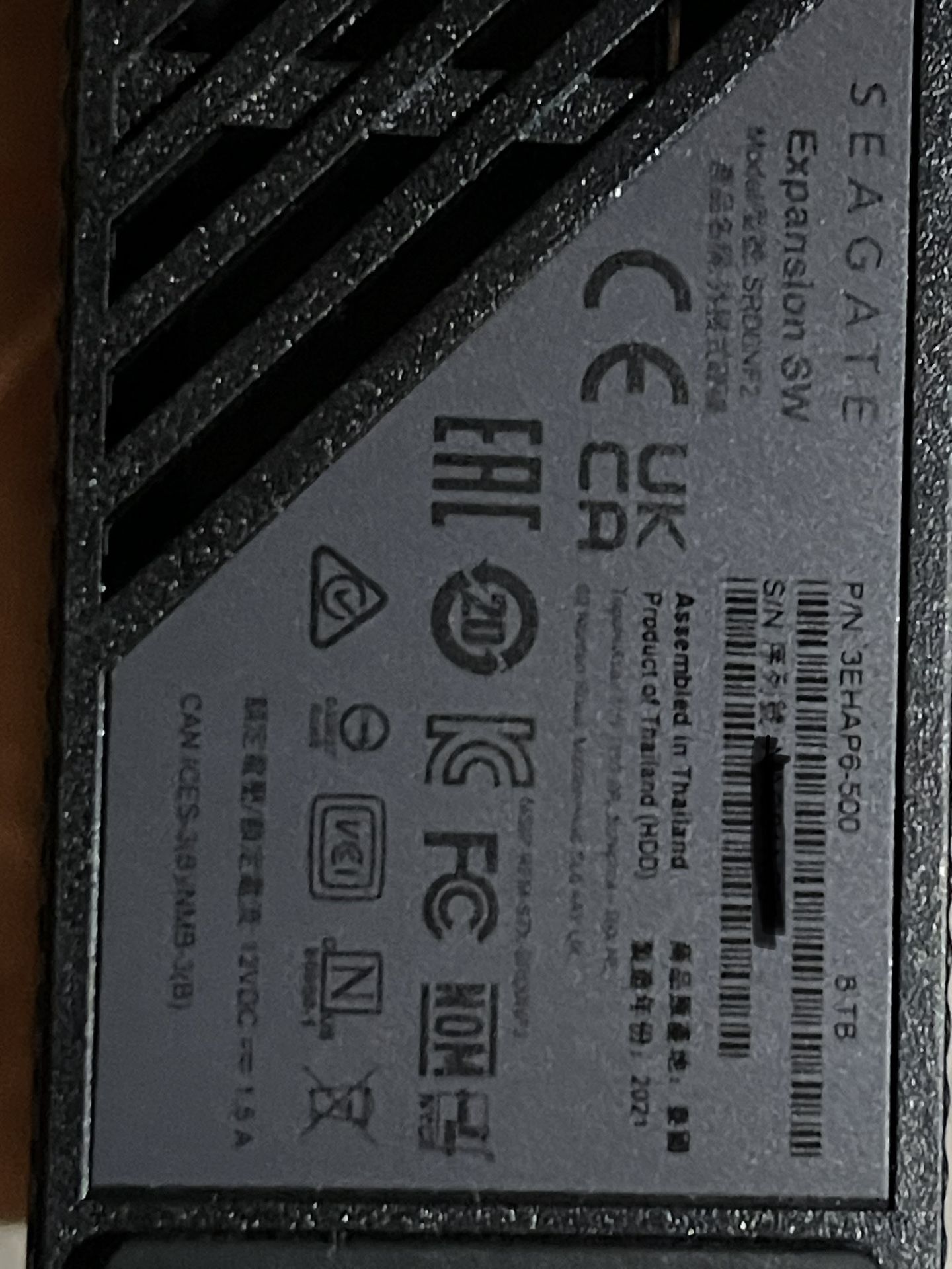 Sea gate 8tb Expansion HD