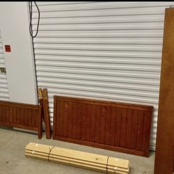 Full Size Wooden Bed Frame 