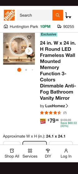 LIGHTED MIRROR