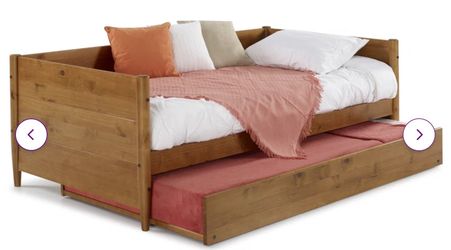 Daybed with Trundle And 2 Twin Mattresses