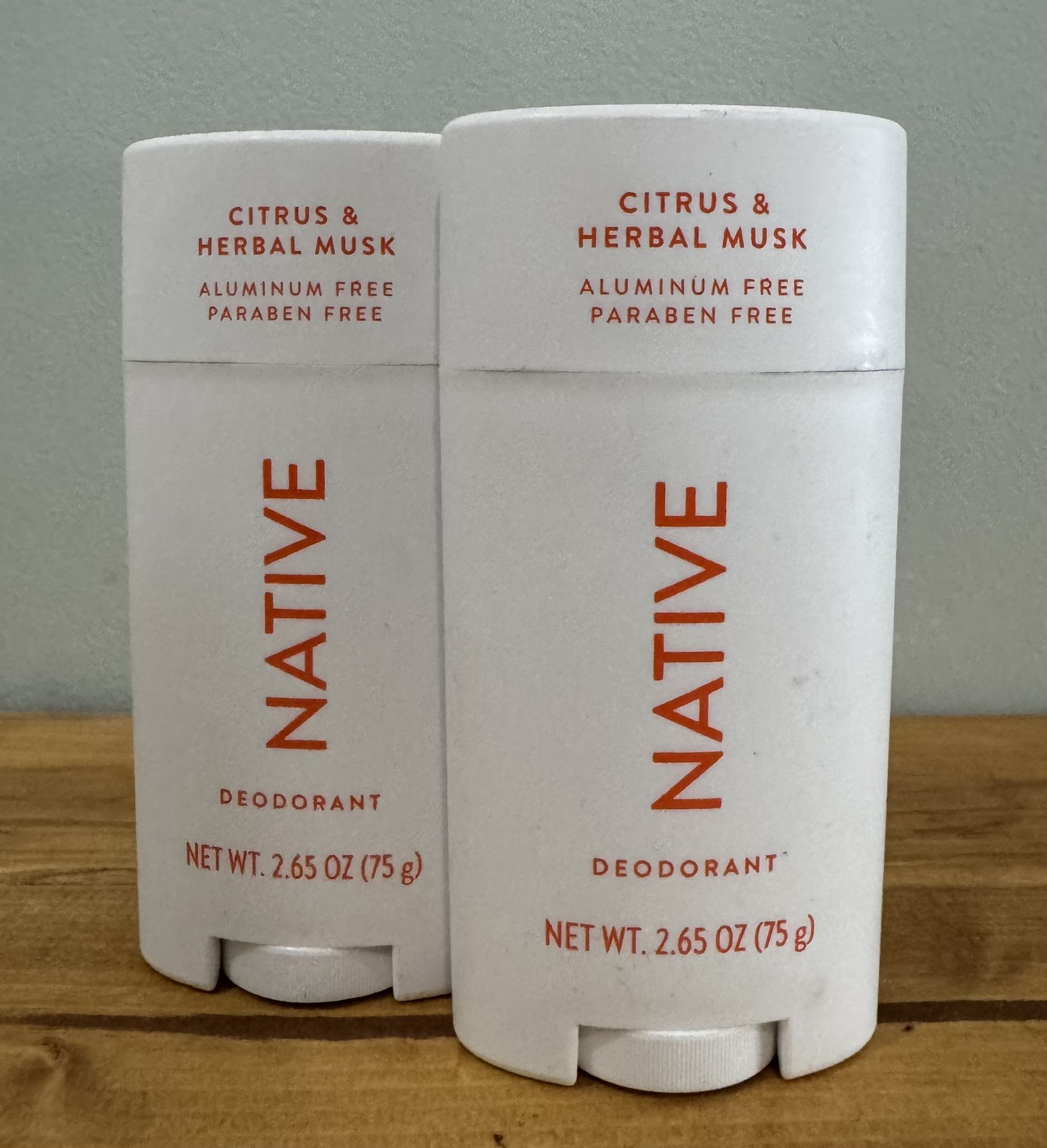 Native Citrus & Herbal Musk Deodorant 2ct