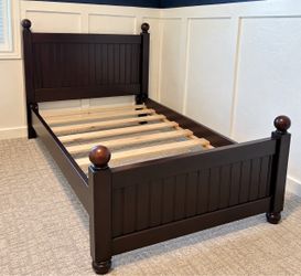 Pottery Barn Kids Twin Bed Frame – Dark Espresso – $300 OBO