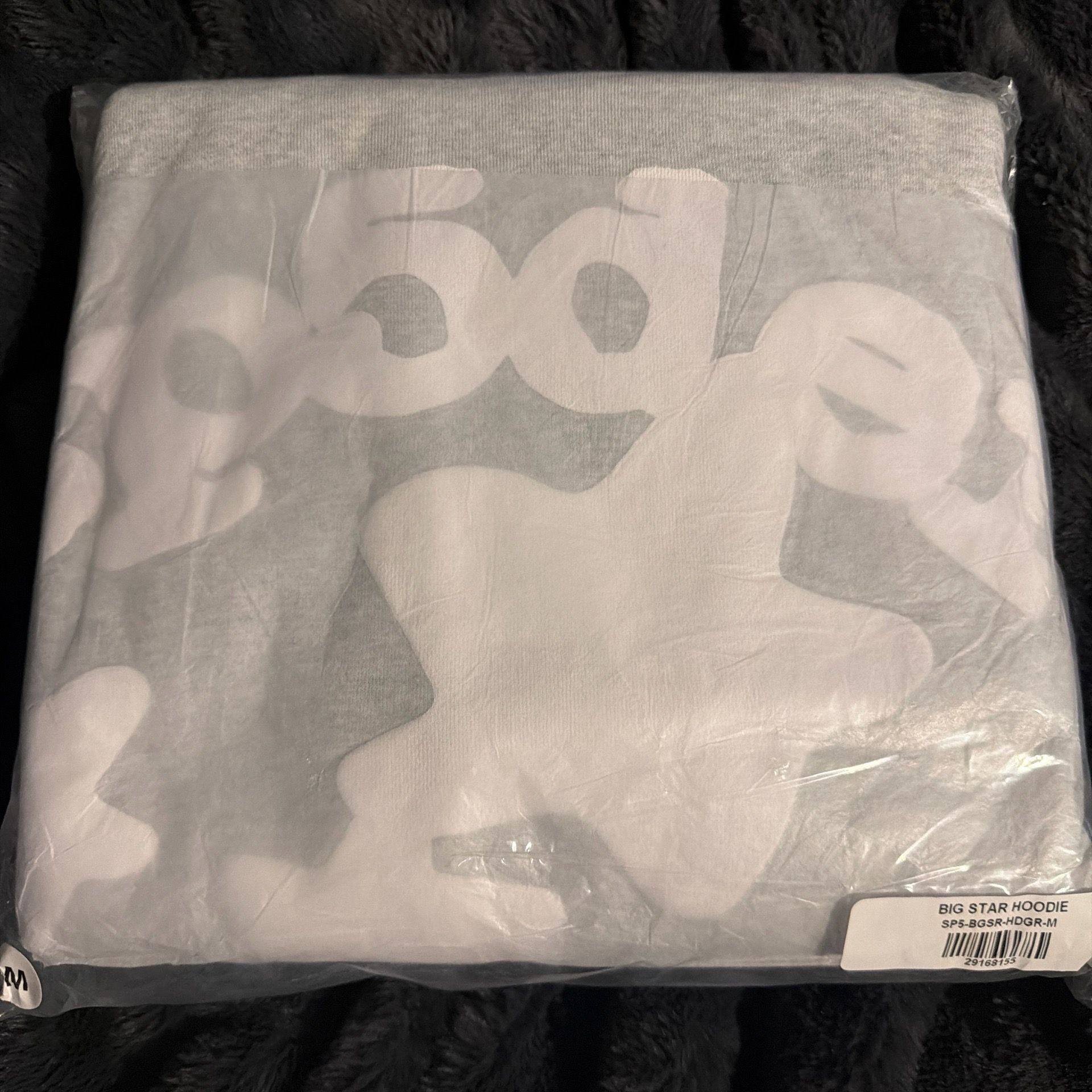 Sp5der Hoodie Gray Big star