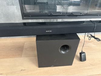 Perfect condition Deco home soundbar and Subwoofer, used for 3 months . Selling to move