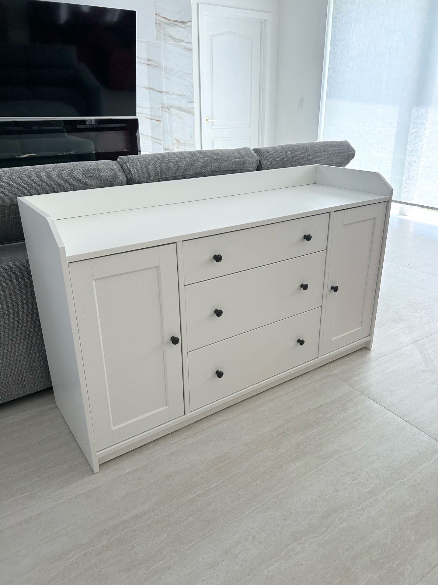 IKEA Hauga White Dining Room Sideboard Cabinet / Dresser / Baby Furniture / Drawers