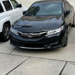 Black 2017 Honda Accord Coupe Exl Edition 
