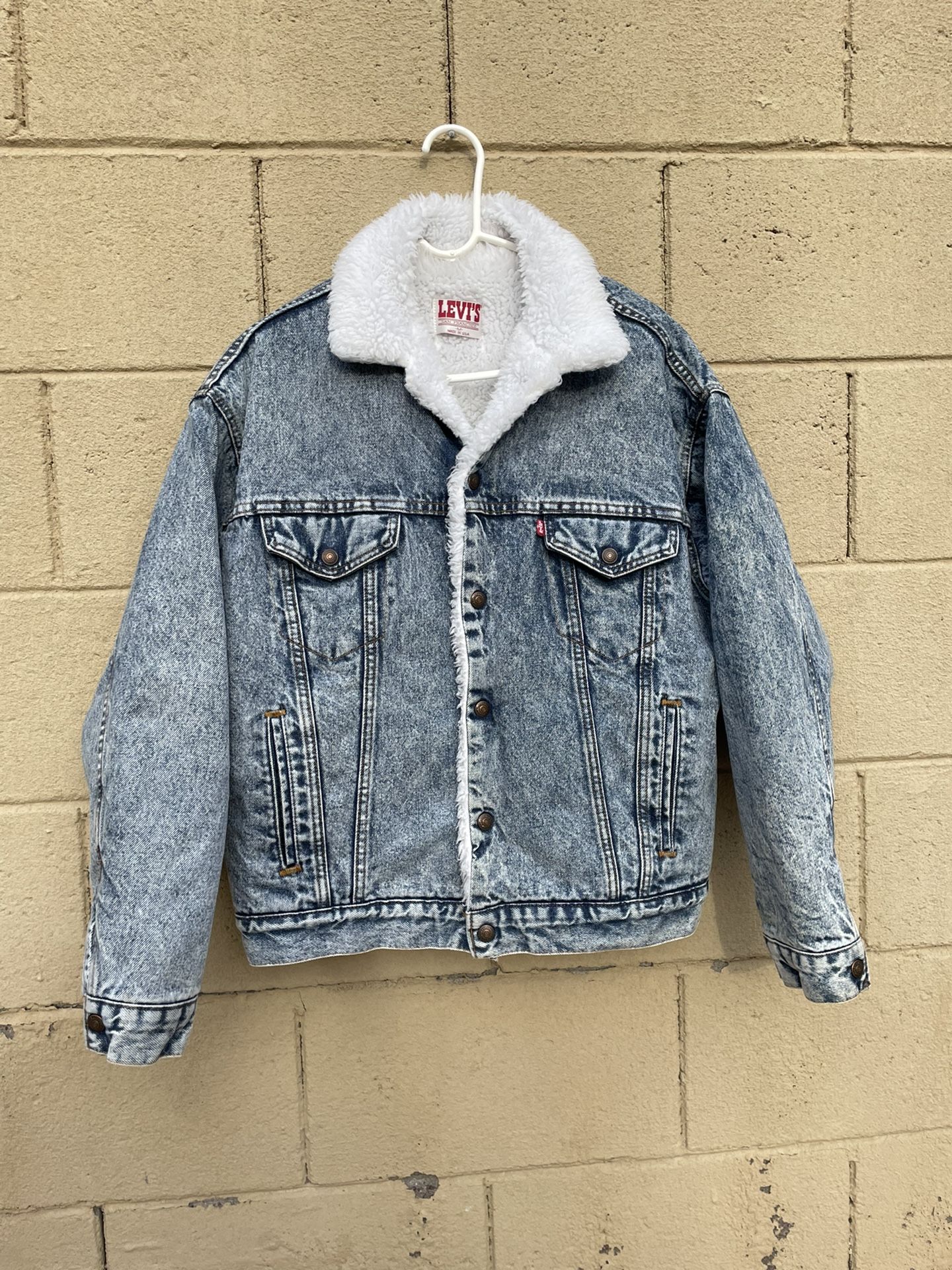 Vintage 1990s Levi’s Sherpa Denim Jacket