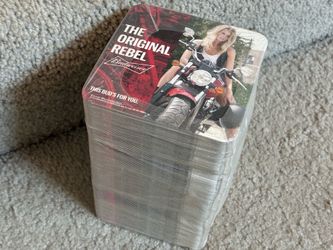 125 beer coasters Budweiser THE ORIGINAL REBEL Sealed
